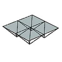 Glass coffee table