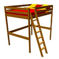 Loft double bed