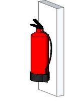 Fire Extinguisher - WITH BACKING