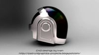 Daft Punk helmet model and tutorial