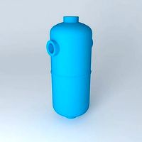 Pneumatic reservoir 1 liter 4 outputs G 1 2