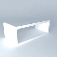 White table 70's style