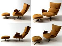 Paulista Armchair and Ottoman