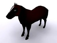 Low-poly Horse