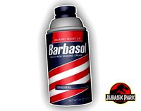 Barbasol Can from Jurassic Park