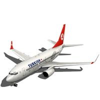 Turkish Airlines Boeing 737700w 3D Model