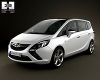 Opel Zafira Tourer 2012 3D Model