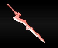 Fate Grand Order Saber Sword Aestus Estus  Bride Nero stl | 3D