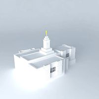 LDS. Temple Colonia Juarez, Chihuahua. Templo Mormon. 55th operating temple.