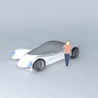 Light Lines Car