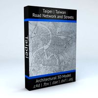 Taipei Road Network and Streets