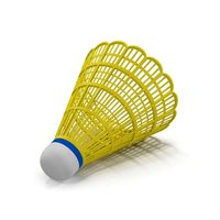 Yellow Shuttlecock