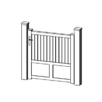 Portail PVC simple - 02