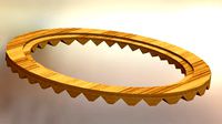 Oval frame