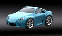 Lexus lfa Concept 3D Model
