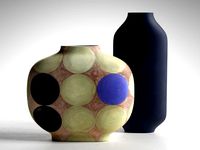Afro-Deco Vases