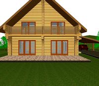 Mountain Chalet with Attic