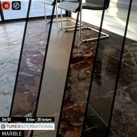 TUREX INTERNATIONAL Marble Tiles Set