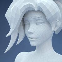 Low Poly Base Mesh Female