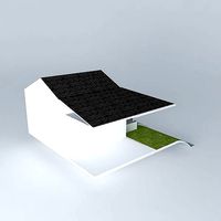 Iso View of Added Drain Tile and Gutter System