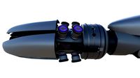 Shock Rifle Sci-Fi Weapon