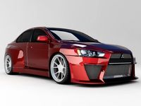 LANCER EVOLUTION 10 3D Model