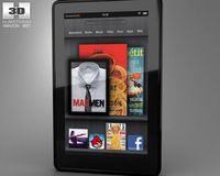 Amazon Kindle Fire 3D Model