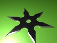 Shuriken Six Point 3D Model