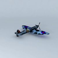 Old British battle plane
