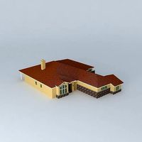 Spanish house with interior