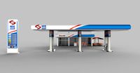 Filling station exterior format S