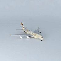 Etihad Airways Airbus A380 861 New Facets of Abu Dhabi Livery 2015 Wi-Fi Dome