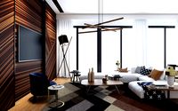 The Inspire living room 3D model scene with 3DS Max and VRay