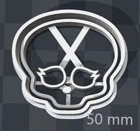 Monster High SKULLETTE cookie cutter of Scarah Screams | 3D