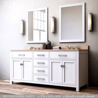 RH HUTTON DOUBLE VANITY