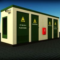 Transformer Station 3D Model