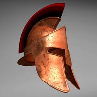 Spartan Helmet 3D Model