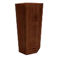 Angle wardrobe