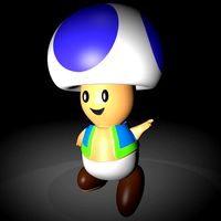 RIGGED Toad From Super Mario