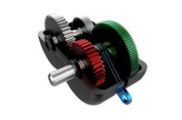 2-speed gearbox | 3D