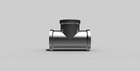 3-4 Inch BSP - Tee  90 degrees F - Autodesk Inventor