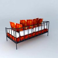 The sofa metalique final frame