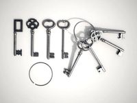 Set Of Old Keys