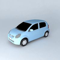2010 Toyota Passo Low Poly