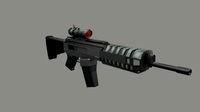 3D Weapon Model SG-553