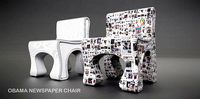 OBAMA NEWS CHAIR