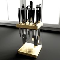 Convexshapes Kitchen Decorations Knife storage 3D Model