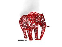 Tired Red Elefant style Voronoi