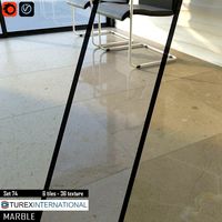 TUREX INTERNATIONAL Marble Tiles Set
