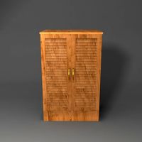 Shoe Storage Cabinet 3D Model